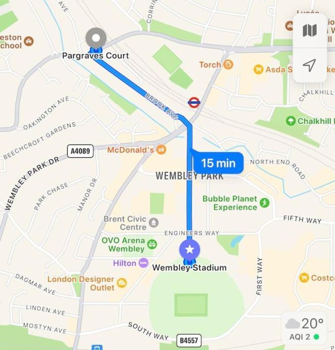 Gorgeous Flat 10 Min Walk To Stadium Free Parking Лондон Екстериор снимка